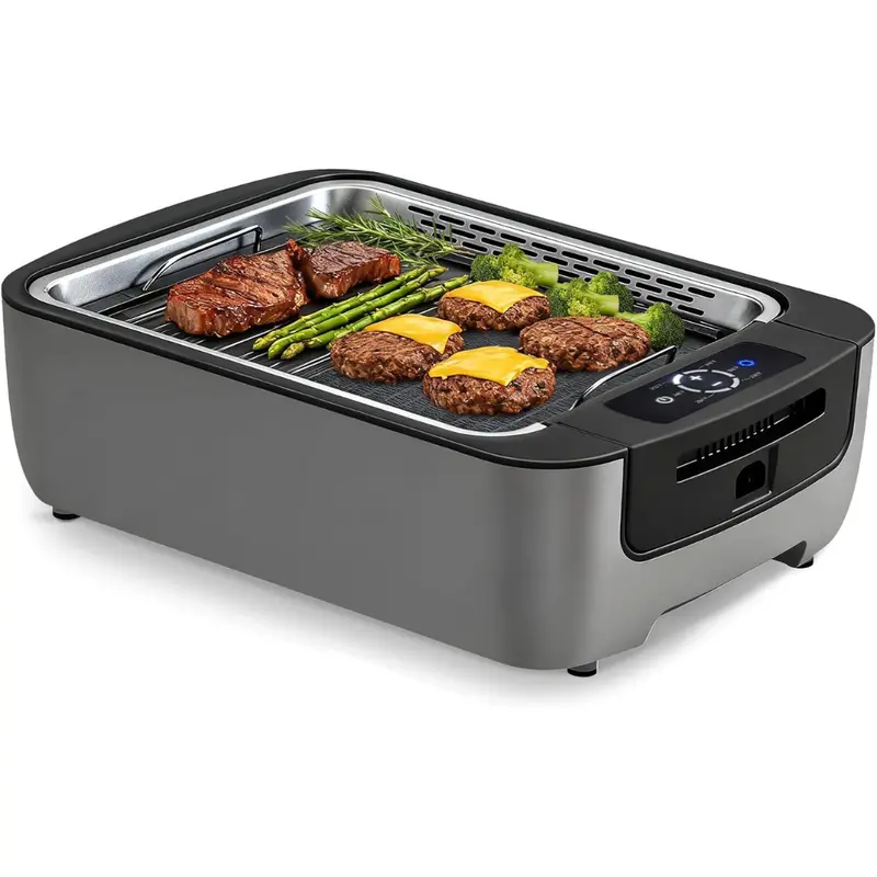 Amornest Smokeless Electric Indoor Grill 1
