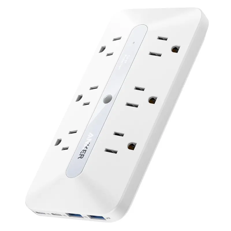 Anker 10-In-1 Wall Charger With Surge Protector & Usb-C 1