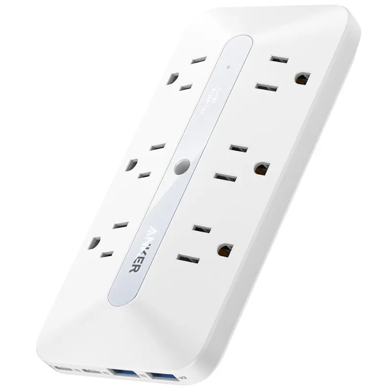 Anker 10-In-1 Wall Charger With Surge Protector & Usb-C 1
