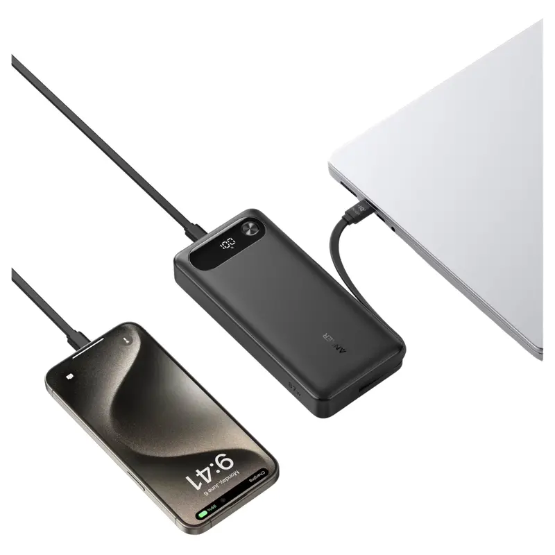 Anker 20000Mah Portable Power Bank With 3 Usb Charging Ports 1