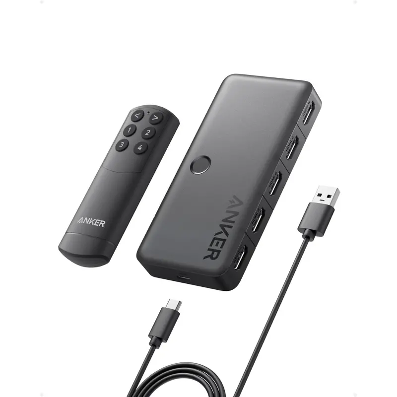 Anker 4K 60Hz Hdmi Switcher 4 In 1 Out With Smooth Finish 1