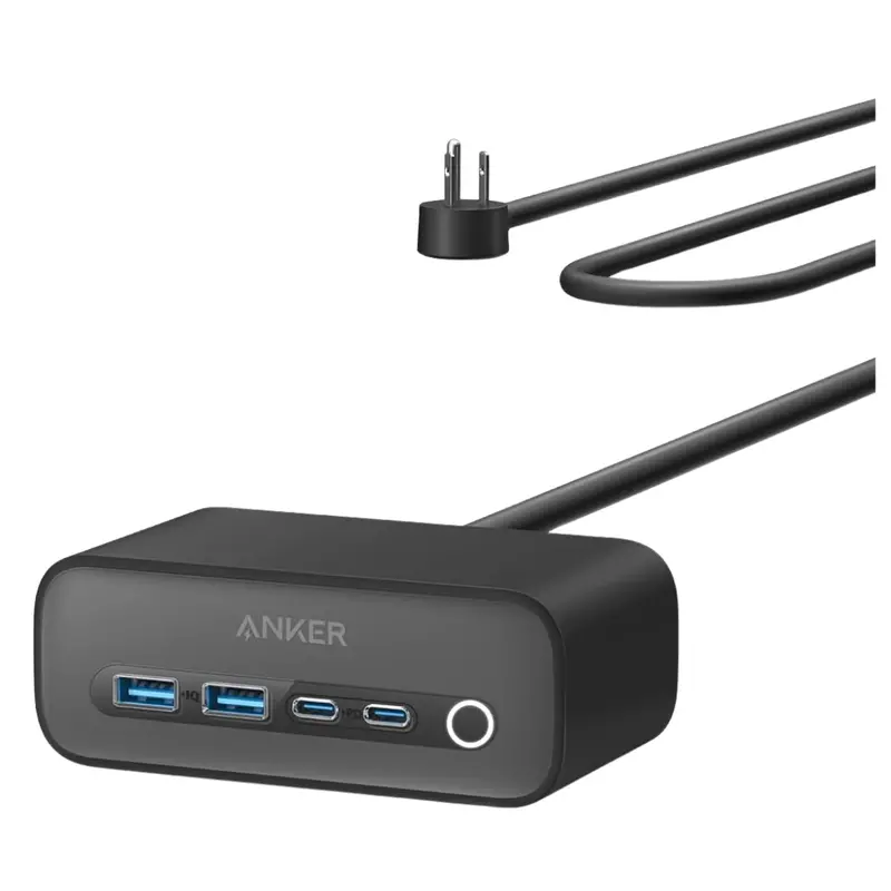 Anker 525 Usb-C Power Strip Charging Station With 5Ft Extension Cord 1
