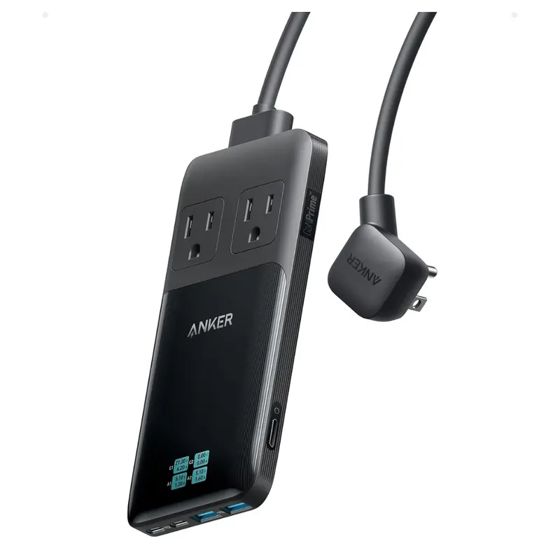 Anker Prime 6-In-1 140W Usb C Charging Station W/ 5Ft Extension Cord 1
