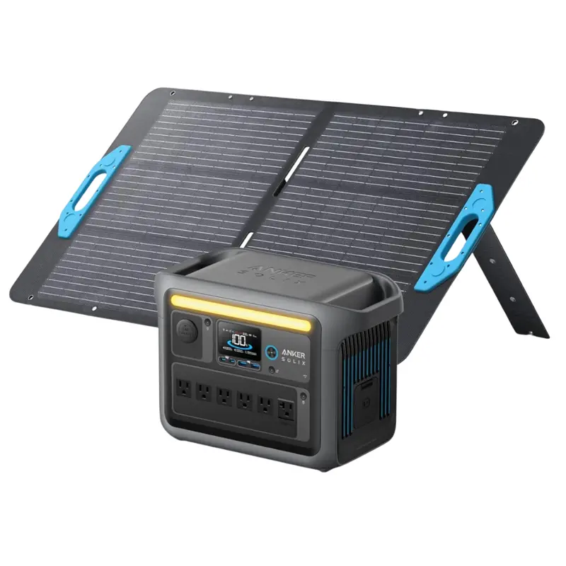 Anker Solix C1000 Portable Power Station With 100W Solar Panel 1