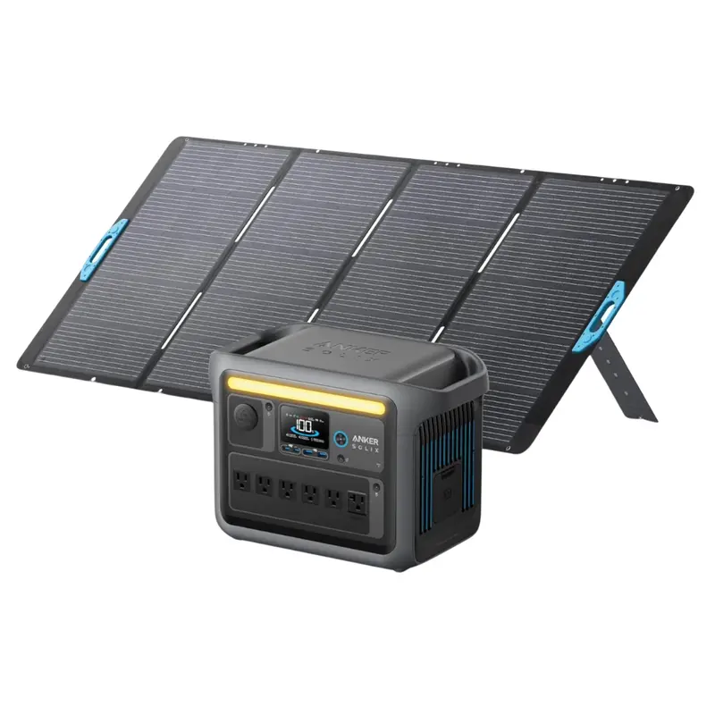 Anker Solix C1000 Portable Power Station With 400W Solar Panel 1