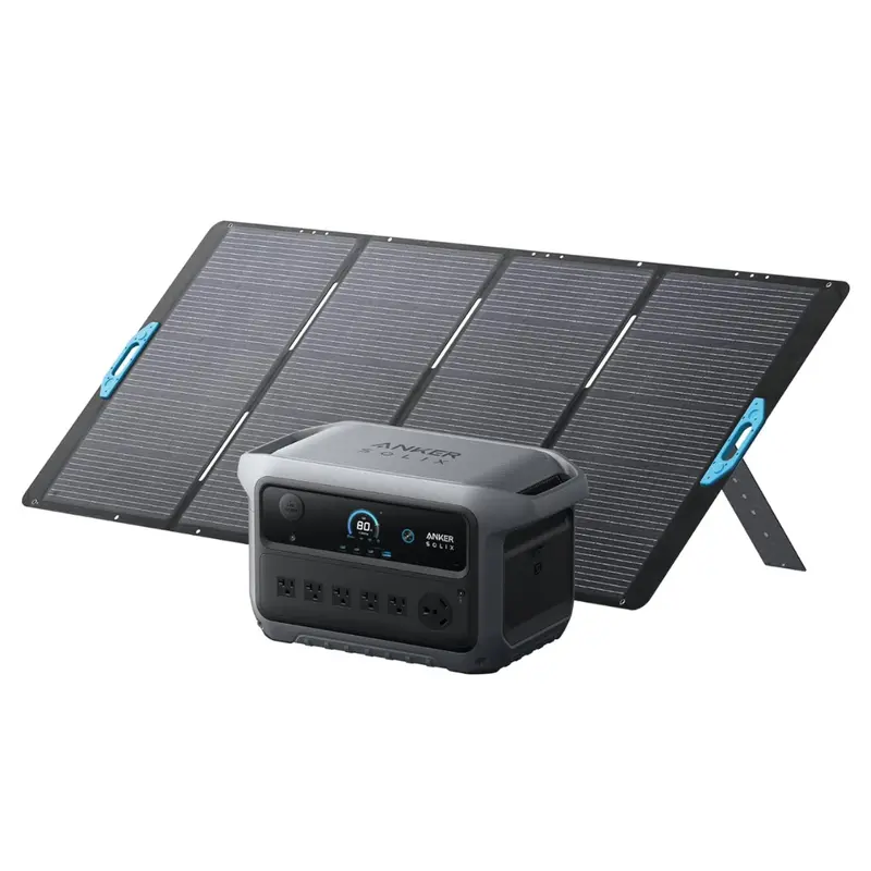 Anker Solix C2000 Gen 2 2400W Portable Power Station With 400W Solar Panel 1