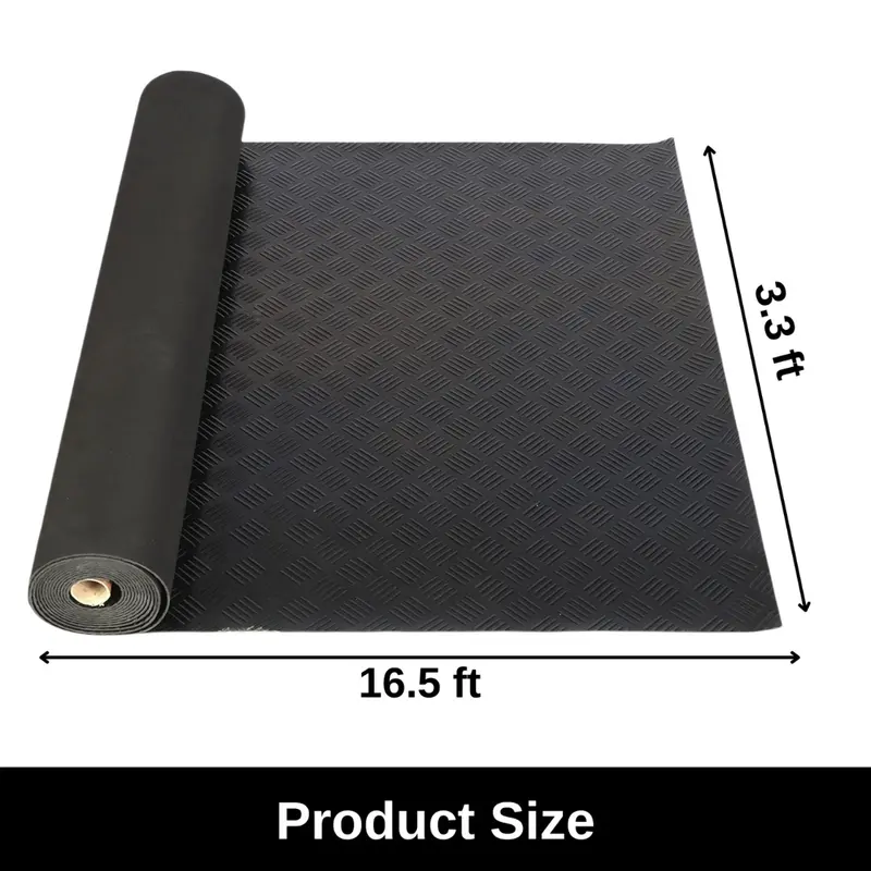 Anti-Slip 16' Garage Floor Mat Roll 1