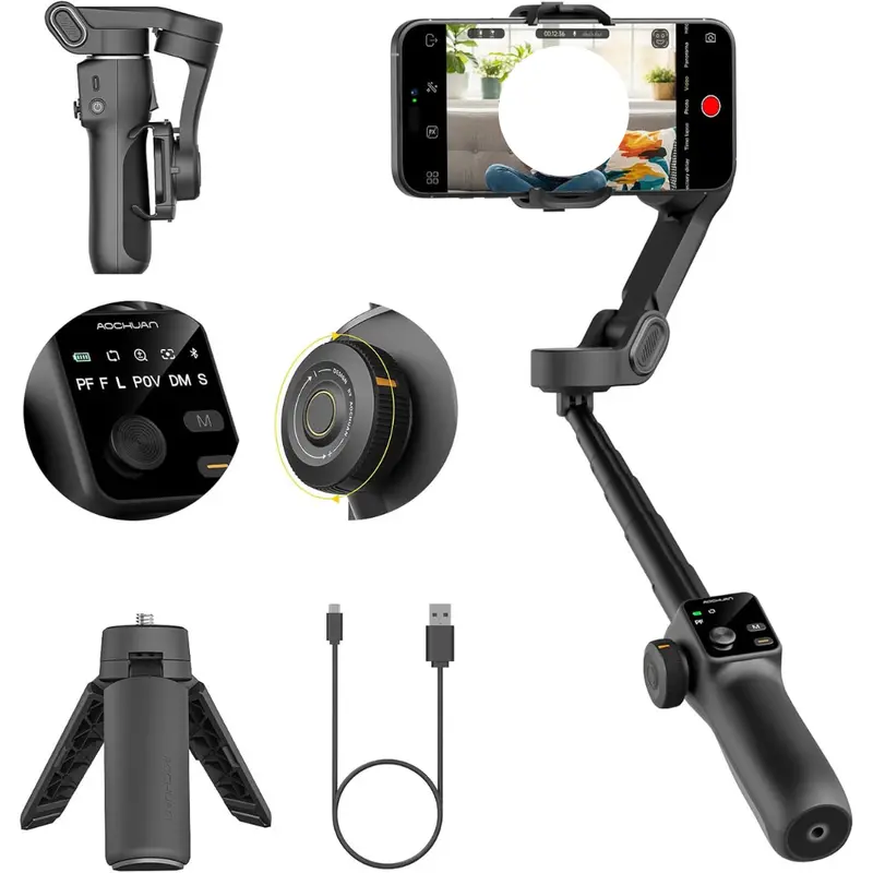 Aochuan Smart V8 3-Axis Smartphone Gimbal Stabilizer 1