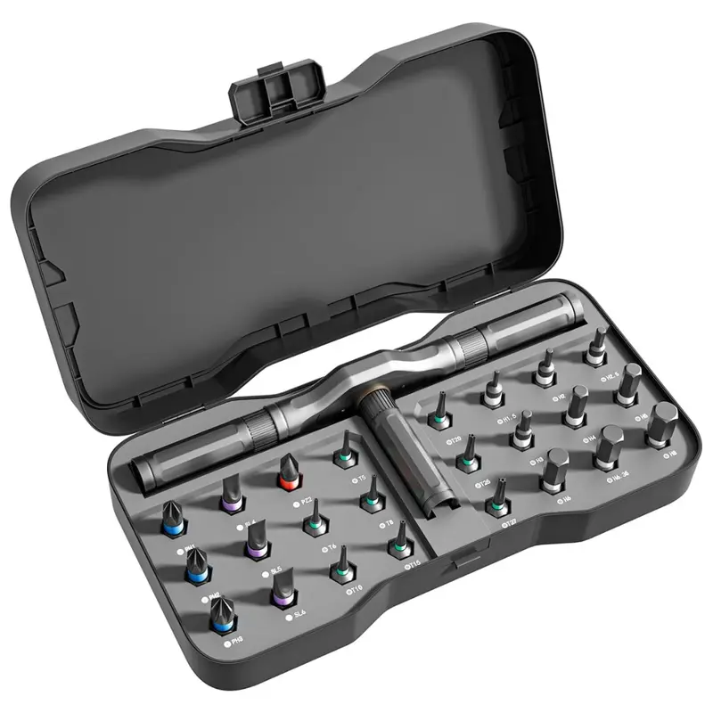 Apexselect 24-In-1 Magnetic Ratchet Screwdriver Set W/ Case 1