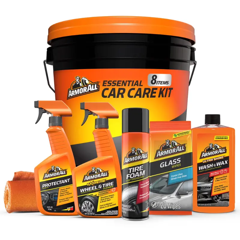 Armor All 8-Piece Essential Car Care Kit 1