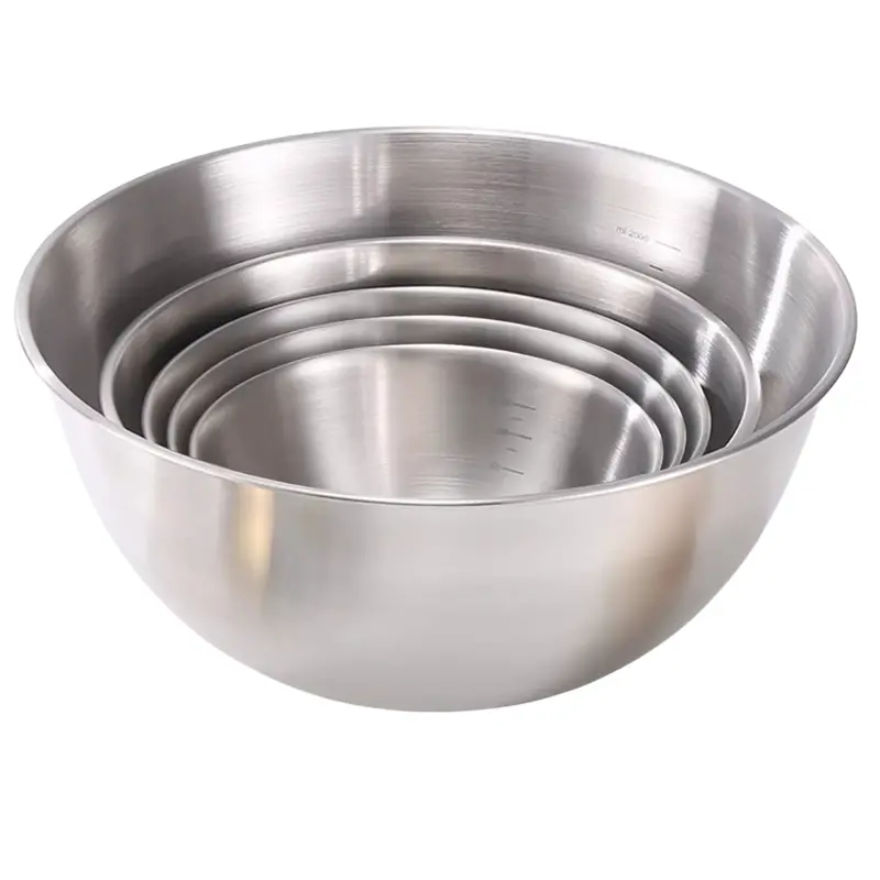 Art & Cook 5-Piece Nesting Stainless Steel Bowl Set 1