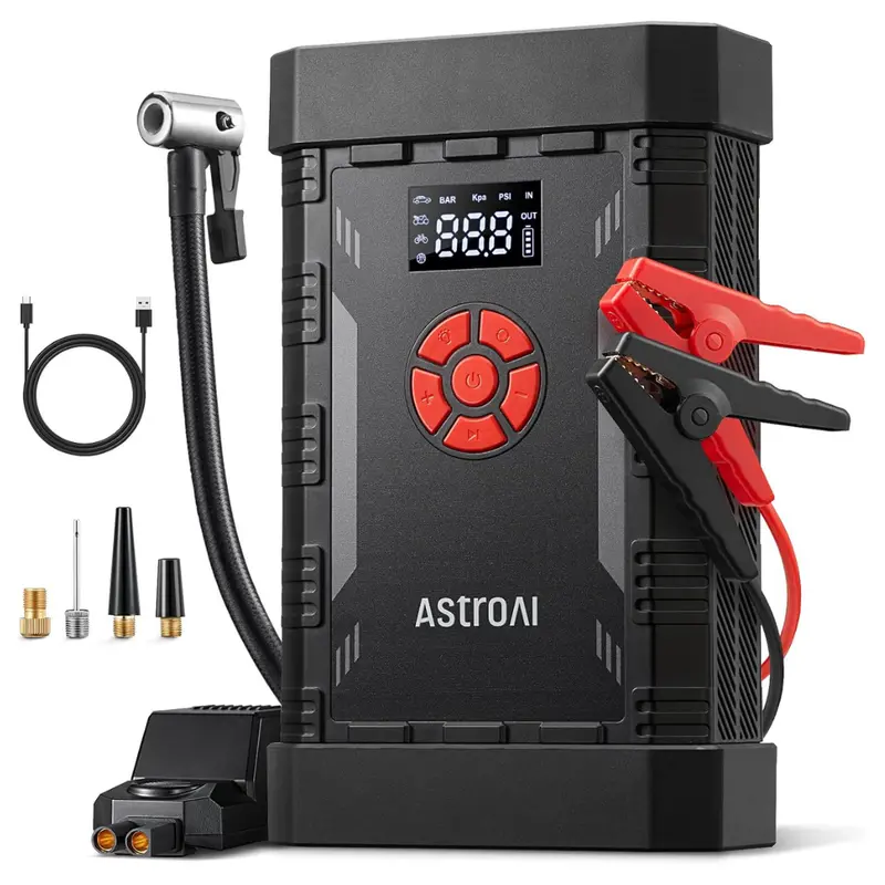 Astroai A30 4000A Jump Starter & 150Psi Air Compressor And Power Bank 1