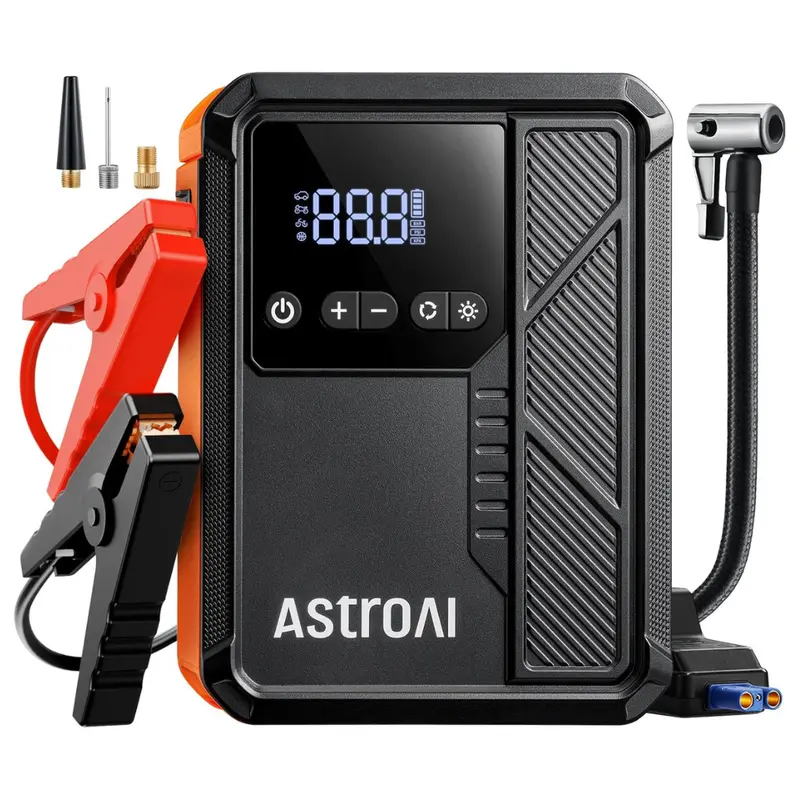 Astroai Beta822 3000A Jump Starter W/Led Light 1