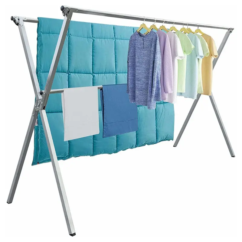 Augmirr 81.5" Stainless Steel Clothes Drying Racks 1