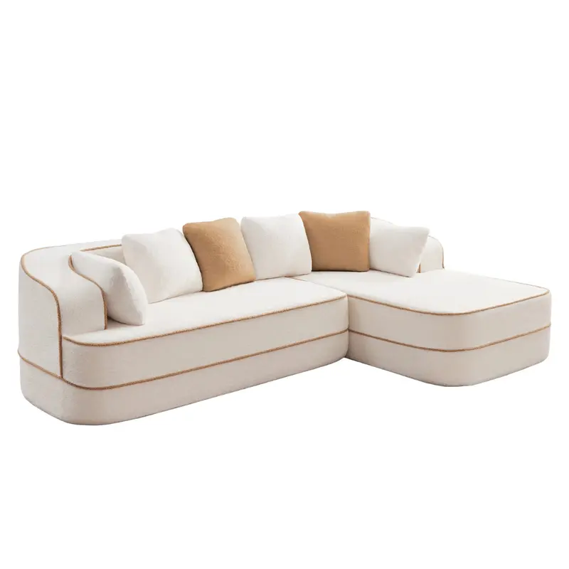 Aukfa 106" 2-Piece Modular Sectional Sofa 1