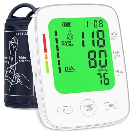 Automatic Upper Arm Blood Pressure Machine With Large Lcd Display 1