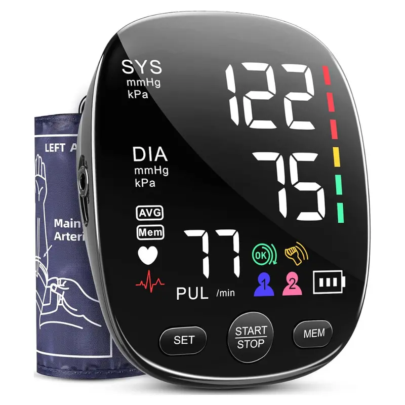 Automatic Upper Arm Blood Pressure Monitor W/ 2 X 120 Readings 1