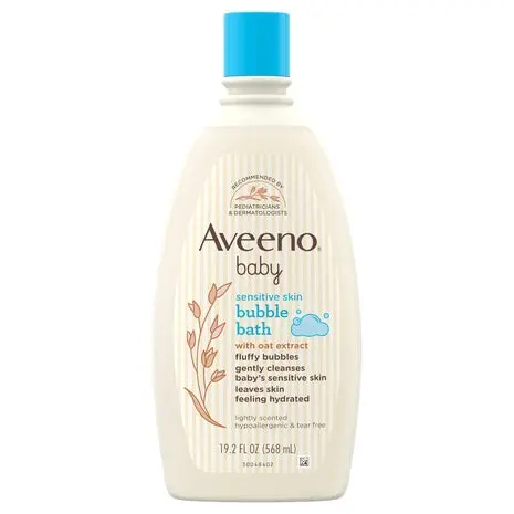 Aveeno Baby Sensitive Skin Bubble Bath 1