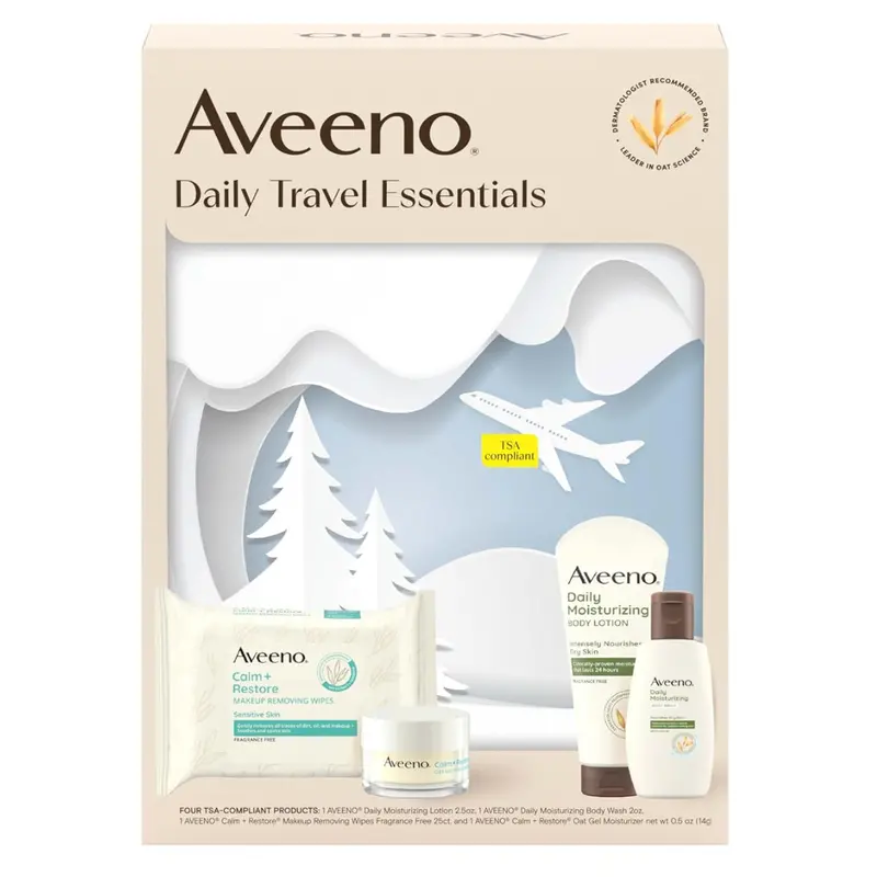 Aveeno Daily Travel Essentials Gift Set 1