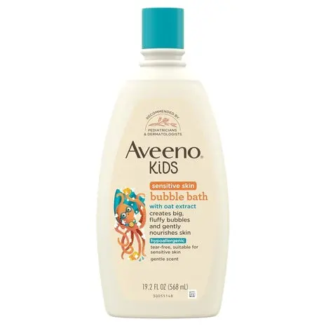 Aveeno Kids Sensitive Skin Bubble Bath 1