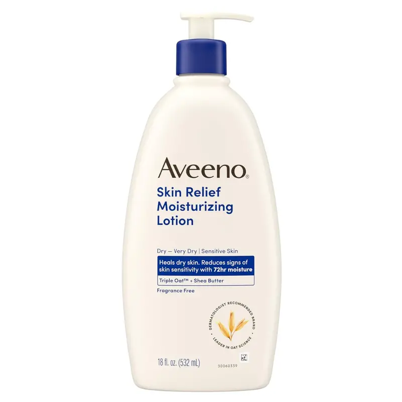 Aveeno Skin Relief Moisturizing Lotion Heals Very Dry, Sensitive Skin (18 Fl. Oz) 1