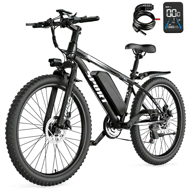 Azhar G26 26" Adult Electric Mountain Bike 1