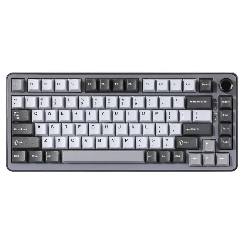 B75 Hot Swappable Rgb Backlit Gasket Mount Mechanical Keyboard 1