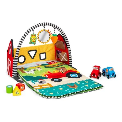 Baby Einstein Busy Barnyard Grow With Me Play Gym 1