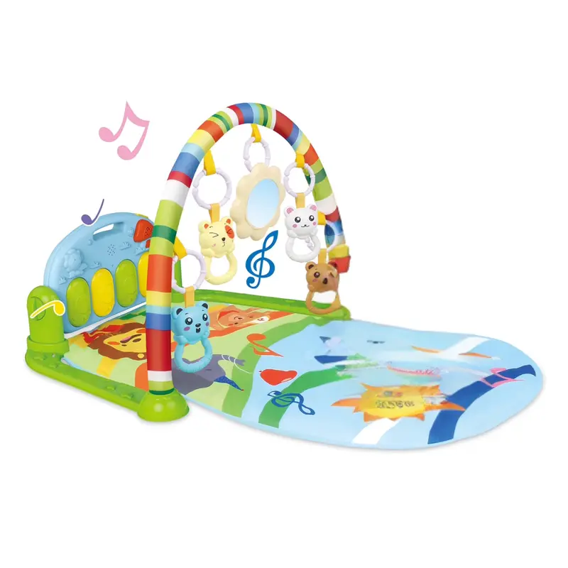 Babyeap 3-In-1 Baby Play Gym With Kick Piano 1