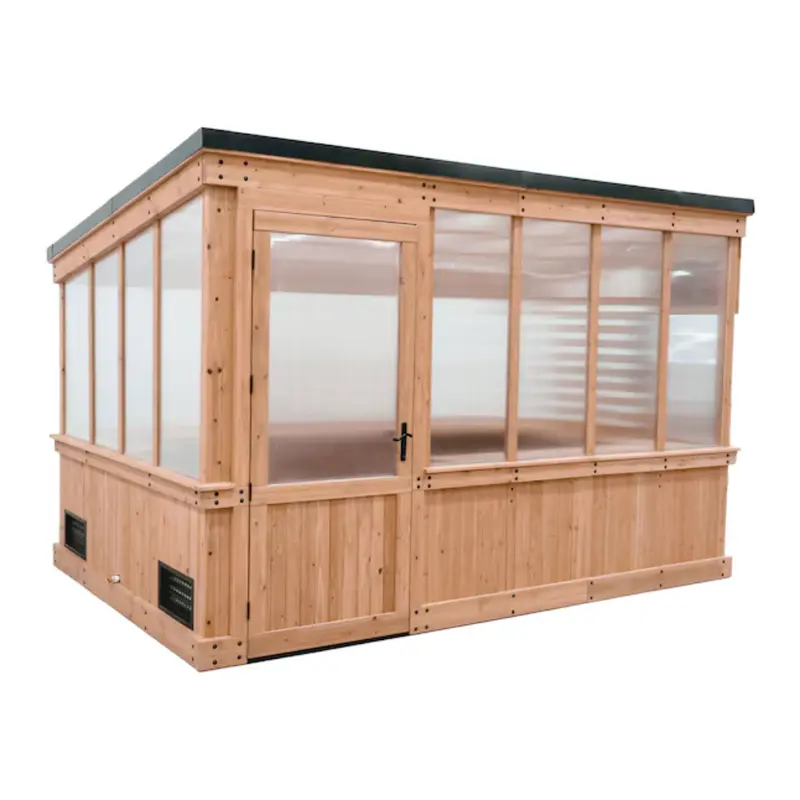 Backyard Discovery Zalie 11.2 L X 7.2 W X 7.9 H Brown Greenhouse Kit 1