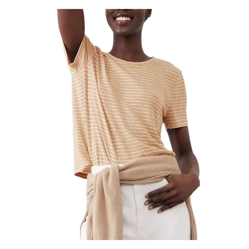 Banana Republic Linen-Blend Crew-Neck Top 1