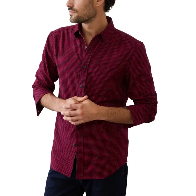 Banana Republic Men's Slim-Fit Lightweight Flannel Shirt 1