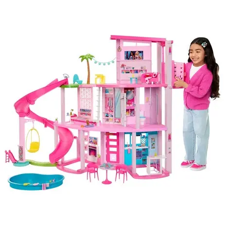 Barbie Dreamhouse Doll House With 75+ Pieces 1