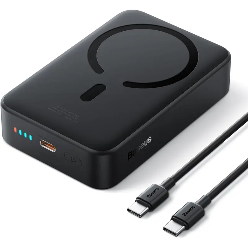 Baseus Magsafe 20000Mah Portable Wireless Charger W/ Usb-C Cable 1