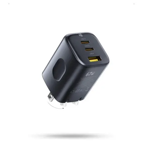 Baseus Smallest 67W 3 Port Usb C Fast Charging Block 1