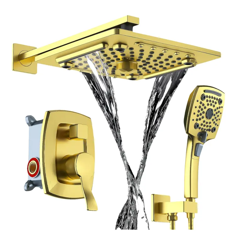 Bathroom Shower Faucet Set Mixing Valve And Trim Kit 1