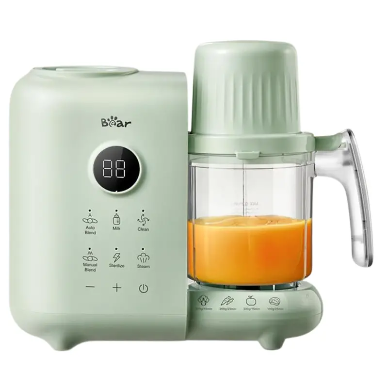 Bear Baby Food Maker With Dual Layer Steam Basket 1