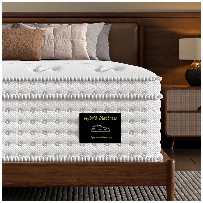 Bedstory Extra Firm Queen 14" Hybrid Mattress In A Box 1