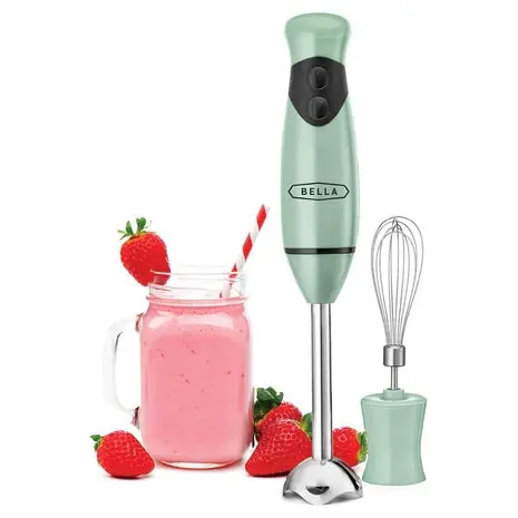 Bella 2-Speed Hand Immersion Blender With Whisk Attachment 1