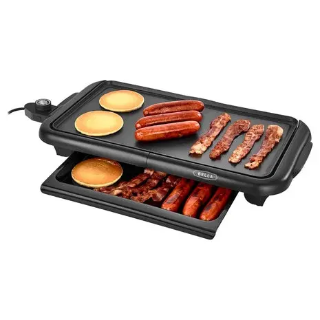 Bella Electric Griddle With Warming Tray 1