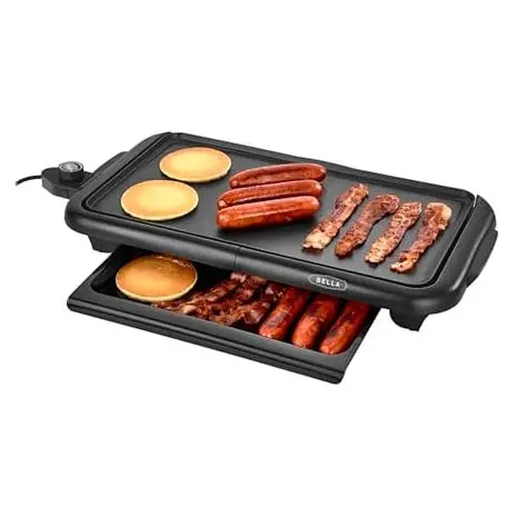 Bella Electric Griddle With Warming Tray 1
