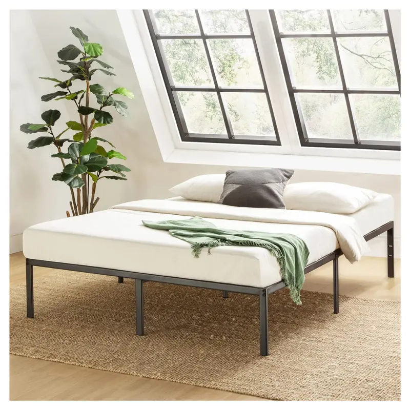 Best Price Mattress Queen 14" Metal Platform Bed Frame 1