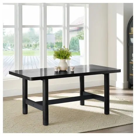 Better Homes & Gardens 70" Adjustable Wood Dining Table 1