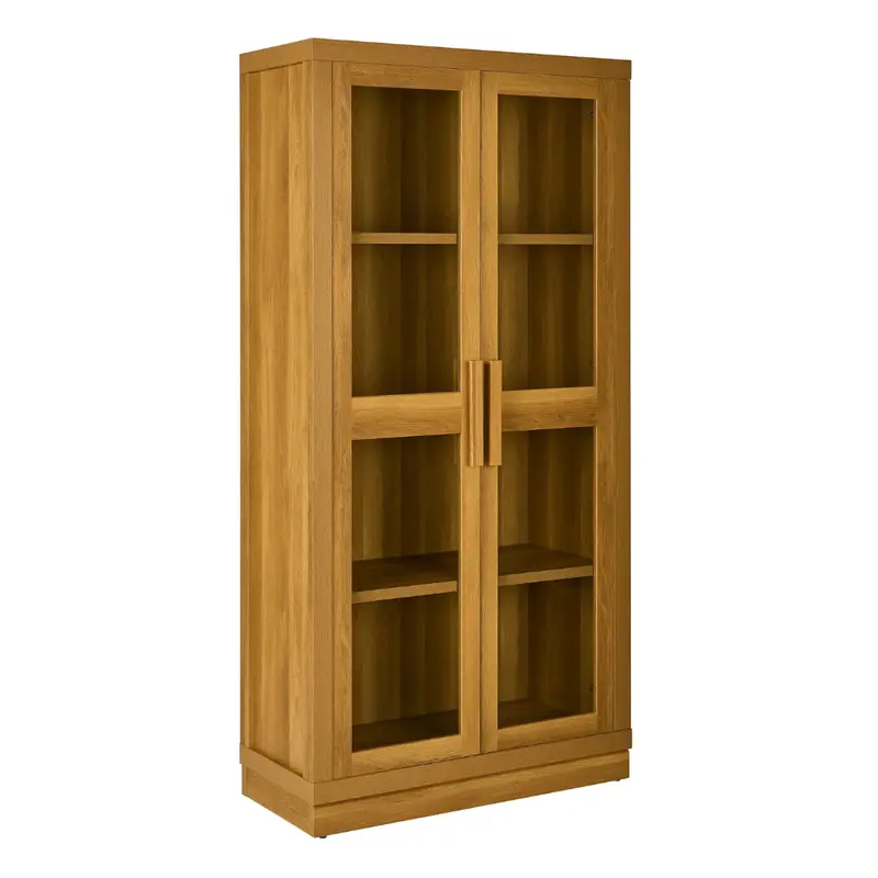 Better Homes & Gardens Ezra Glass Door Storage Cabinet 1