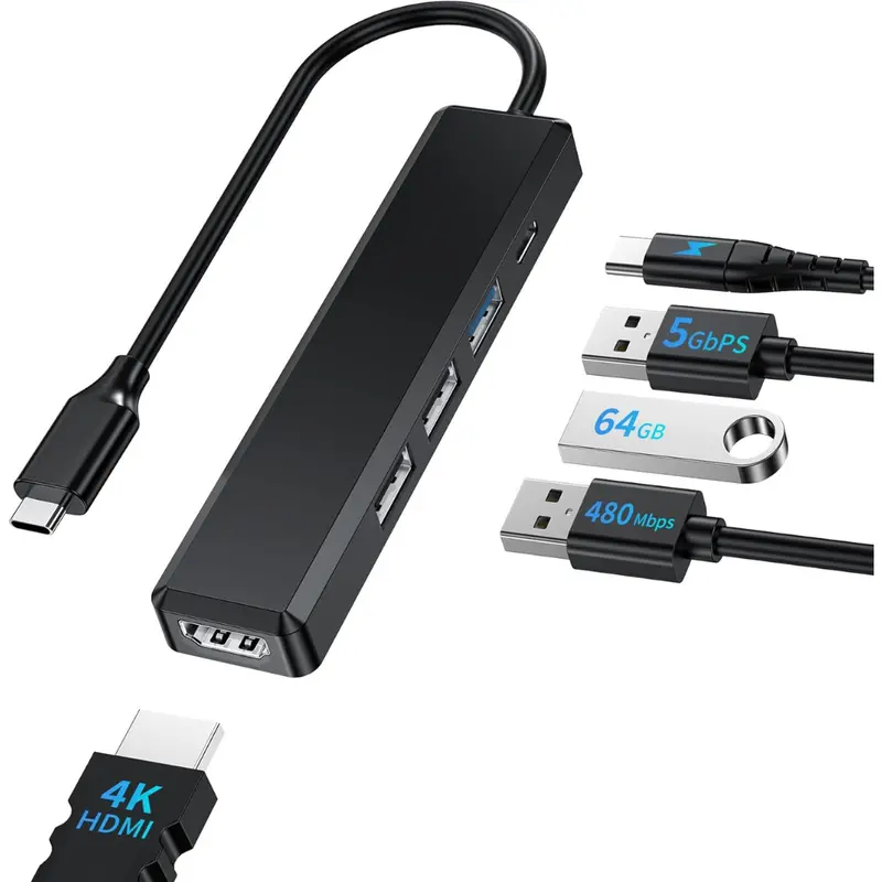 Bhhb 5-In-1 Usb C Hub Docking Station 1