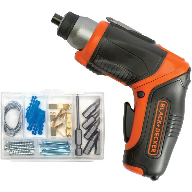 Black & Decker 4V Max Cordless Rechargeable Lithium Pivot Screwdriver 1