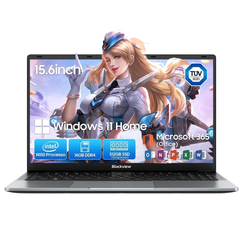 Blackview Acebook 6 15.6" Fhd Laptop (Twin Lake N150 / 16Gb Ram / 512Gb Ssd) 1