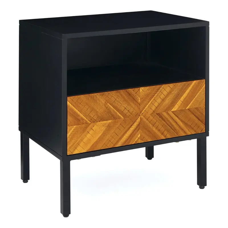 Bme Vivian Solid Wood Nightstand 1