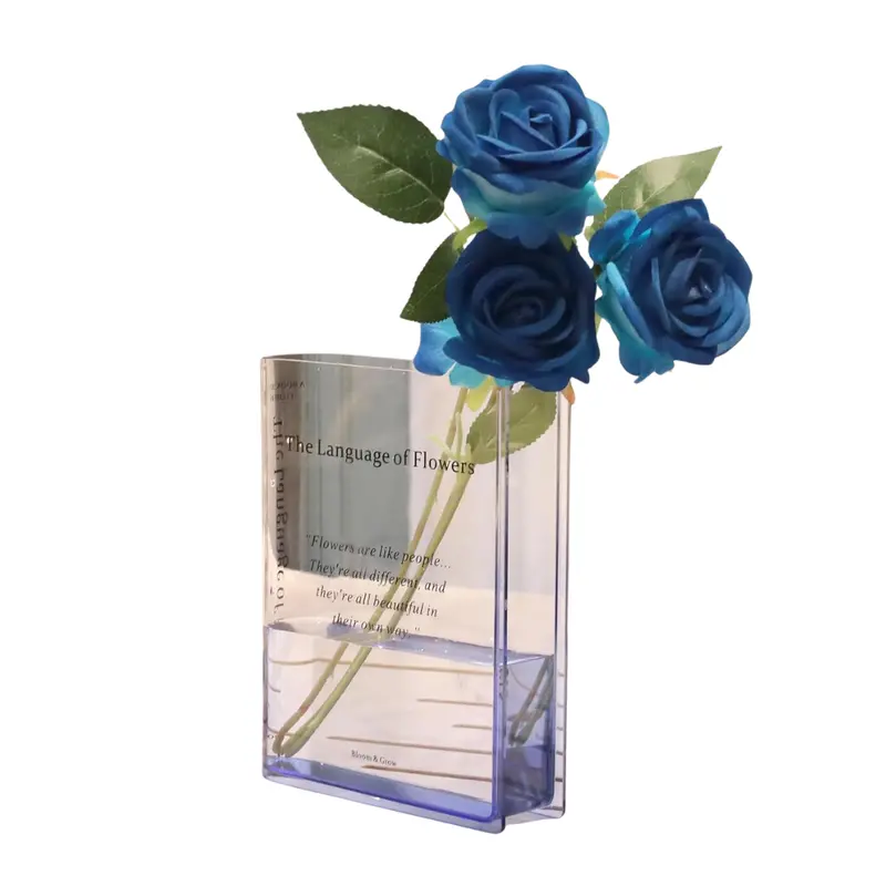 Book-Shaped Acrylic Flower Vase 1
