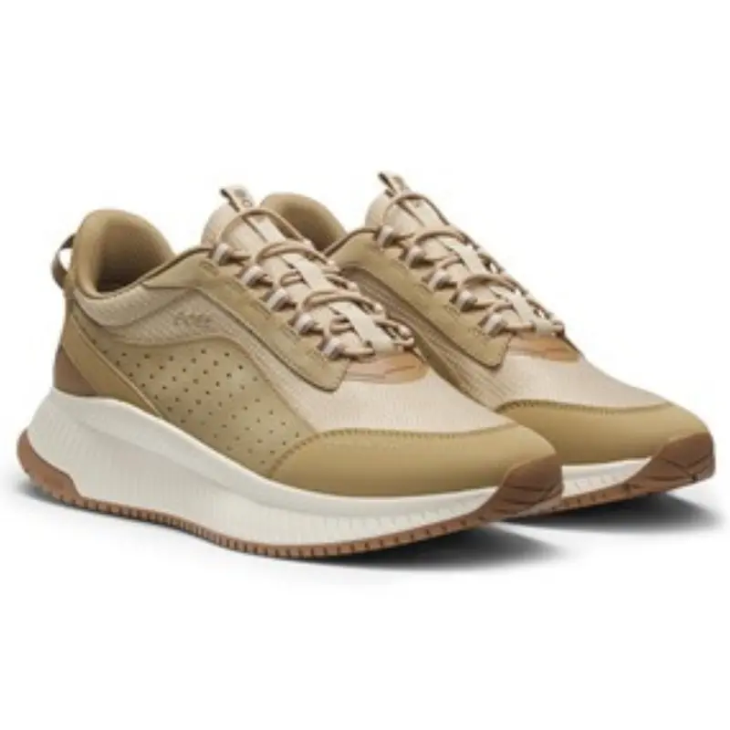 Boss Men's Modern Knit Structure Running Sneaker 1